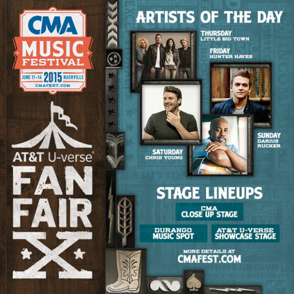AT&T Uverse Fan Fair X At CMA Music Festival Is Back And Better Than Ever! Country Music Pride