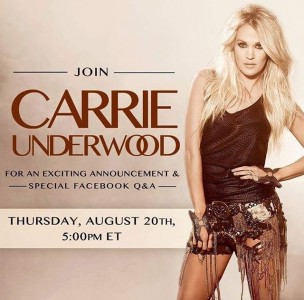 Carrie Underwood Announcement